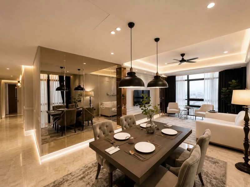 Servis Apartment untuk Disewa di Anggun Residences - TC Hoo - Dining Room - PropertyGuru.com.my