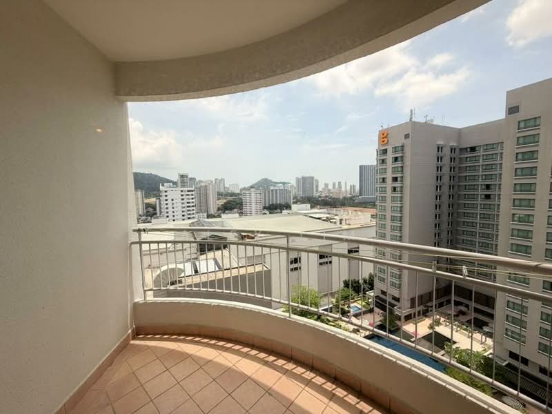 Kondominium untuk Disewa di Gurney Park Condominium - Alex Lim - Balcony - PropertyGuru.com.my
