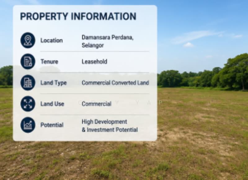 Tanah Komersial untuk Dijual di Damansara Perdana (Selangor) - Cody Yap - PropertyGuru.com.my
