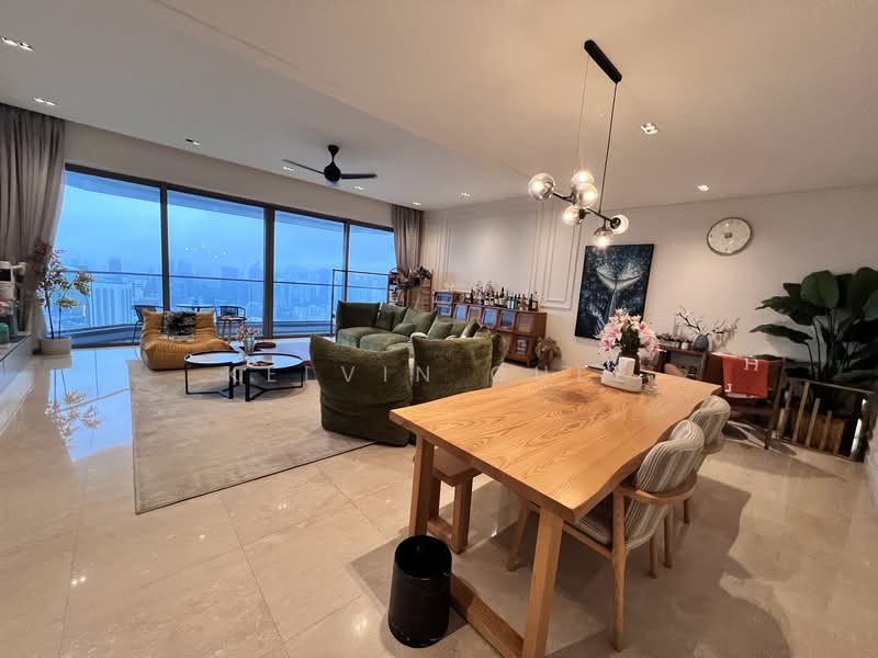 Service Residence for Rent at The Sentral Residences - Kelvin Guee - Living Room - PropertyGuru.com.my