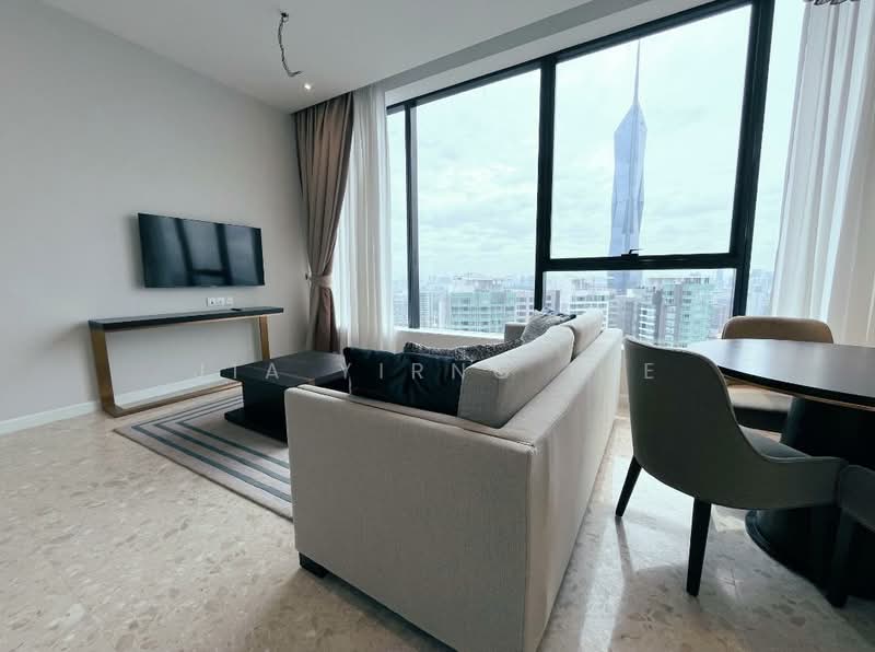 Service Residence for Rent at Pavilion Ceylon Hill - Jia Yirng Lee - Living Room - PropertyGuru.com.my