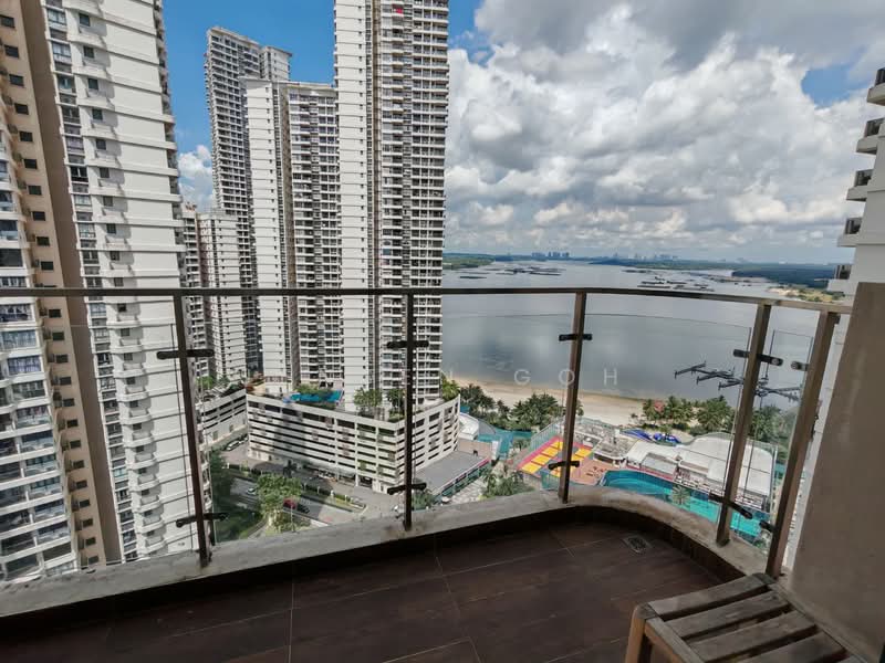 Kondominium untuk Dijual di Amberside @ Country Garden Danga Bay - Jensen Goh - Balcony - PropertyGuru.com.my