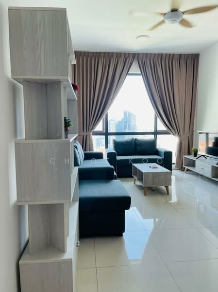 Servis Apartment untuk Disewa di Greenfield Residence - Chloe Koo - Living Room - PropertyGuru.com.my