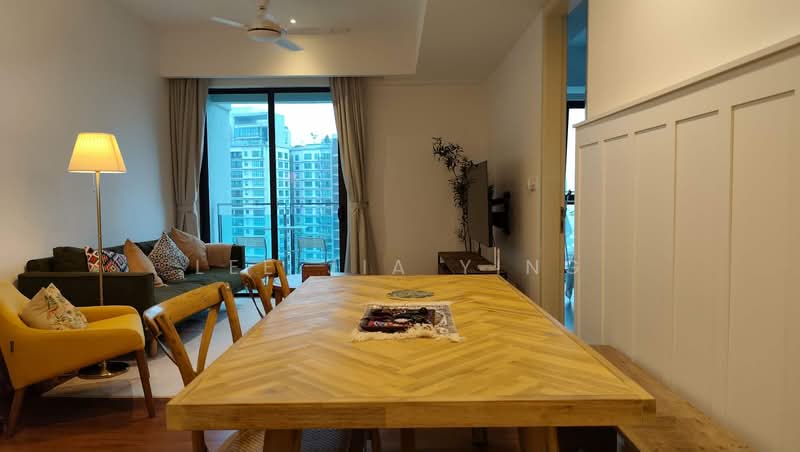 Service Residence for Rent at Ooak Serviced Apartments @ Kiara 163 - Lee Jia Ying - Living Room - PropertyGuru.com.my