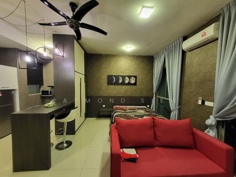 Service Residence for Sale at Cybersquare - Raymond Siew - Living Room - PropertyGuru.com.my