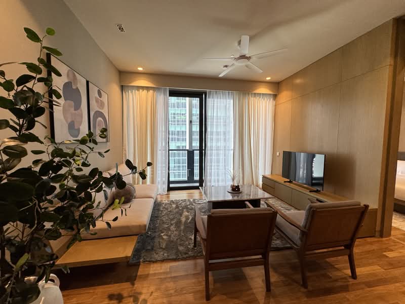 Servis Apartment untuk Disewa di The Conlay - Kent Tan - Living Room - PropertyGuru.com.my