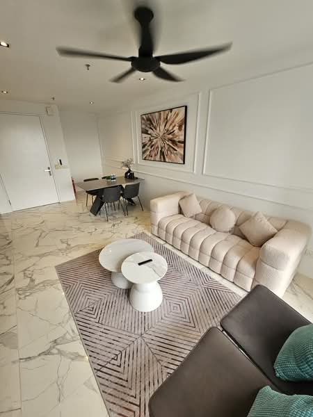 Service Residence for Sale at Lumi Tropicana Serviced Residence - Ethan Swe - Living Room - PropertyGuru.com.my