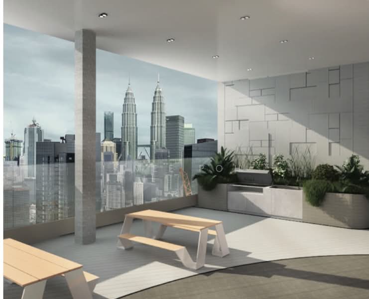 Service Residence for Sale at Golden Crown Residence - Jmee Poh - Balcony - PropertyGuru.com.my