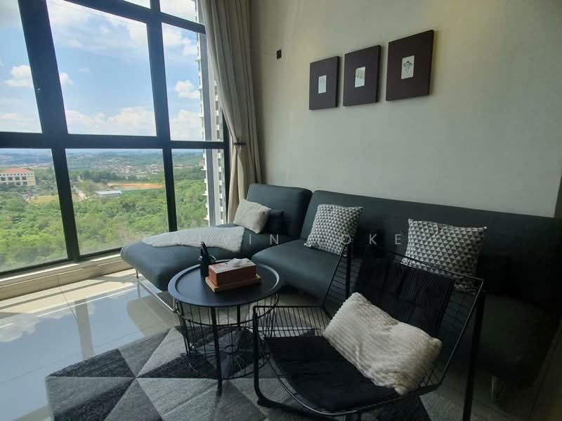 Service Residence for Rent at Conezion Residences - Calvin Loke - Living Room - PropertyGuru.com.my