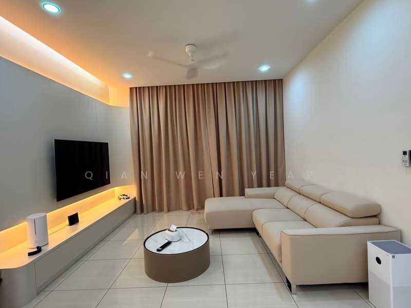 Kondominium untuk Disewa di Queens Residences Q1 @ Queens Waterfront - Qian Wen Yeap - Living Room - PropertyGuru.com.my