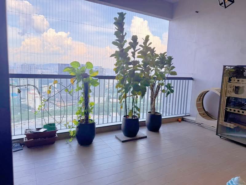 Servis Apartment untuk Dijual di Cubic Botanical - Felix Wong - Balcony - PropertyGuru.com.my