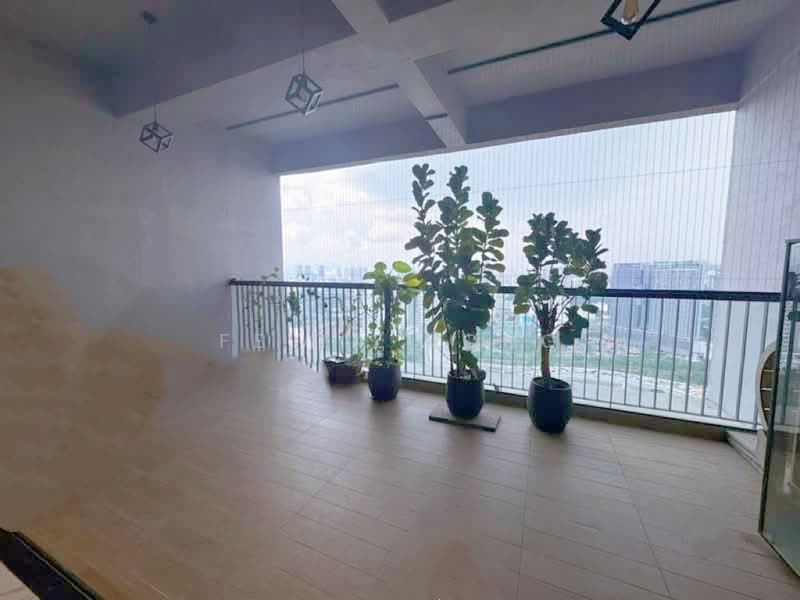 Servis Apartment untuk Dijual di Cubic Botanical - Felix Wong - Balcony - PropertyGuru.com.my