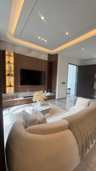 Cluster House for Sale in Permas Jaya (Johor Bahru) - JB Wendy - Living Room - PropertyGuru.com.my