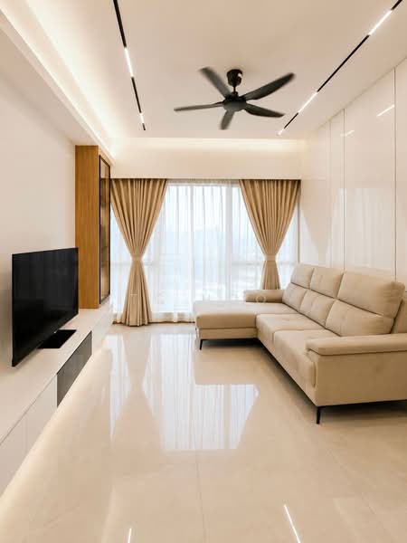 Servis Apartment untuk Disewa di Core Residence @ TRX - TC Hoo - Living Room - PropertyGuru.com.my