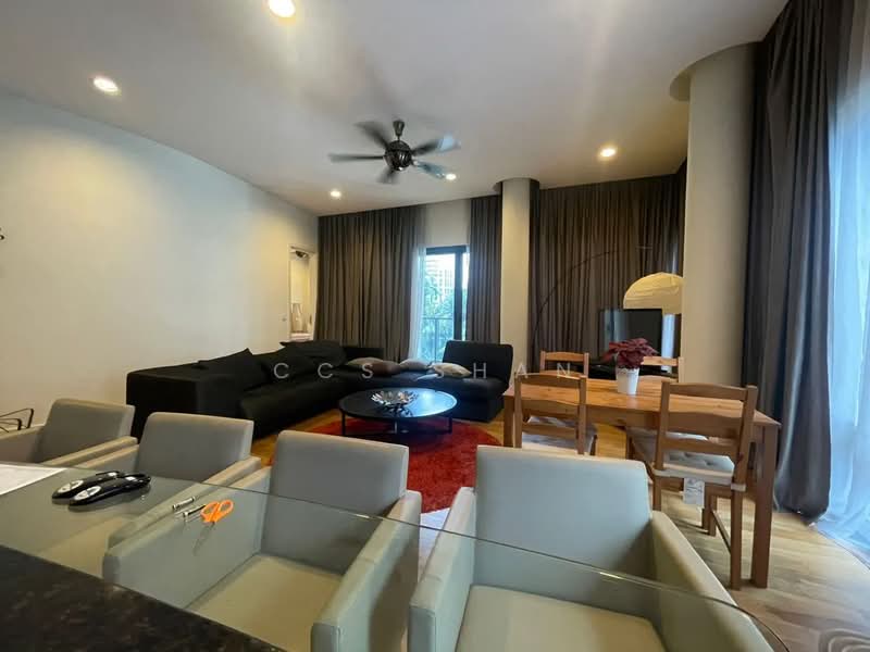 Service Residence for Sale at St Mary Residences - CCS Shan - Living Room - PropertyGuru.com.my