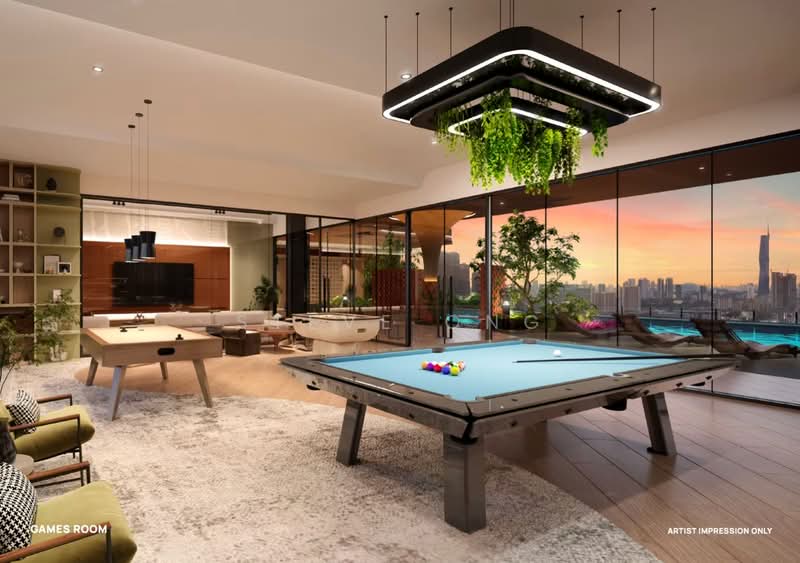 Servis Apartment untuk Dijual di Alderwood Residence - Steve Ong - Living Room - PropertyGuru.com.my