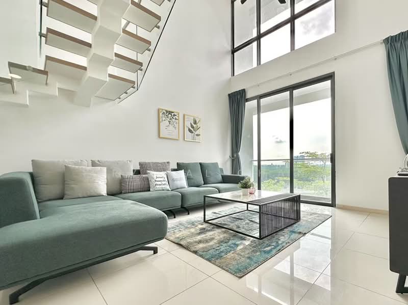 Servis Apartment untuk Dijual di The M @ Medini Macrolink - Crystal Chan - Living Room - PropertyGuru.com.my