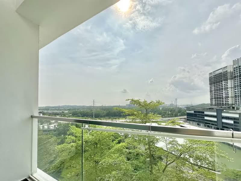 Servis Apartment untuk Dijual di The M @ Medini Macrolink - Crystal Chan - Balcony - PropertyGuru.com.my
