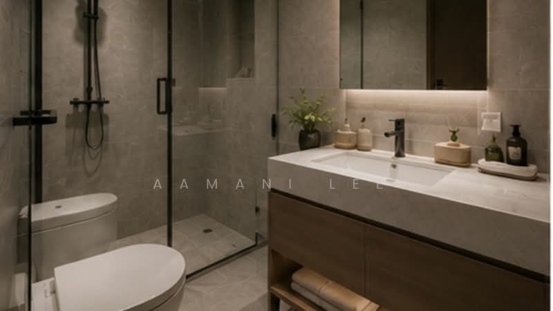 Service Residence for Sale at Majestic Gen Sphere - Aamani Lee - Bathroom - PropertyGuru.com.my