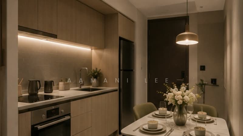 Service Residence for Sale at Majestic Gen Sphere - Aamani Lee - Kitchen - PropertyGuru.com.my