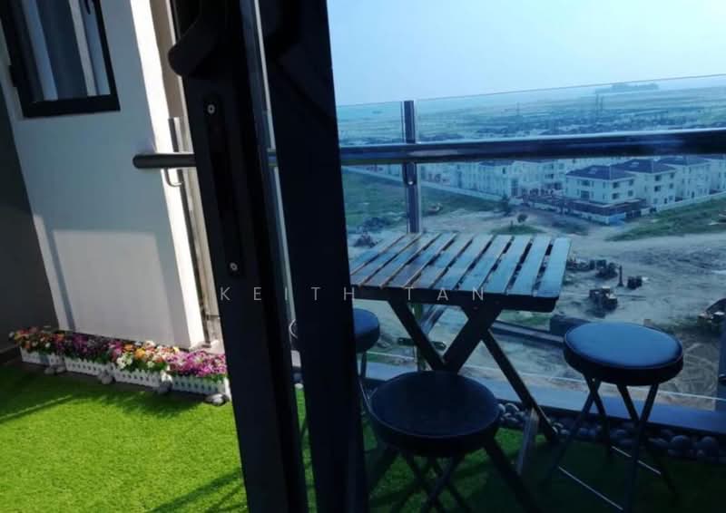 Servis Apartment untuk Disewa di Atlantis Residences (Pangsapuri Atlantis Kota Syahbandar) - Keith Tan - Balcony - PropertyGuru.com.my