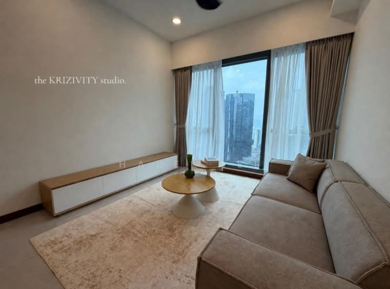 Servis Apartment untuk Disewa di Core Residence @ TRX - Hazel Lee - Living Room - PropertyGuru.com.my