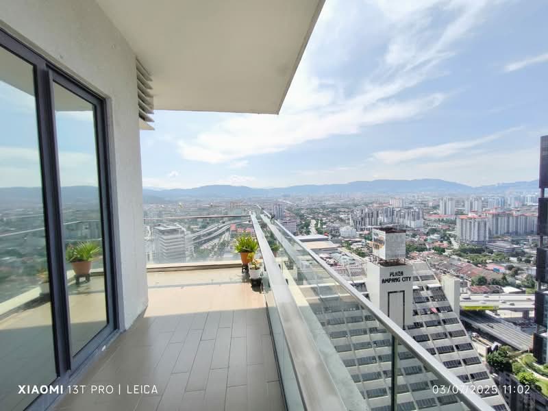 Service Residence for Rent at The Elements - Steven Tan - Balcony - PropertyGuru.com.my