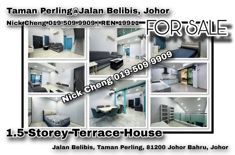 1.5-storey Terraced House for Sale in Perling (Johor) - Nick Cheng - Living Room - PropertyGuru.com.my