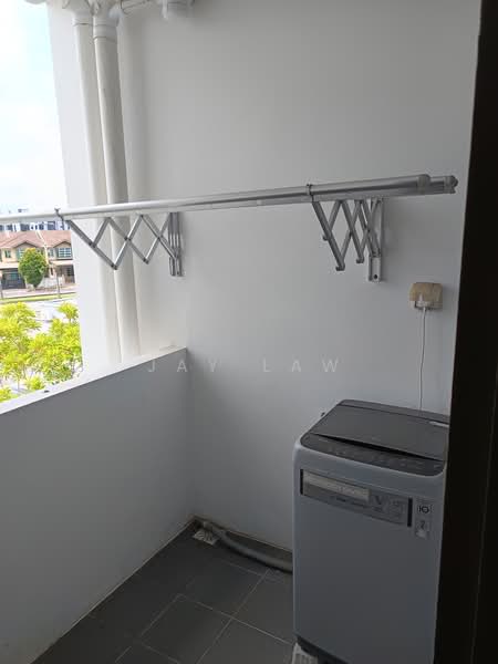 Apartment for Rent at Stutong Heights 3 - Jay Law - Balcony - PropertyGuru.com.my