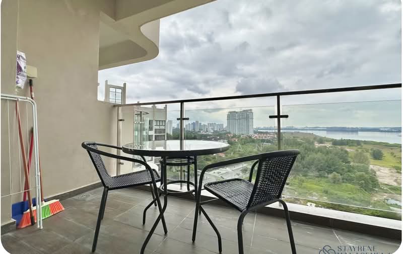 Condominium for Rent at Bay Point @ Country Garden Danga Bay - Ryan Tan - Balcony - PropertyGuru.com.my