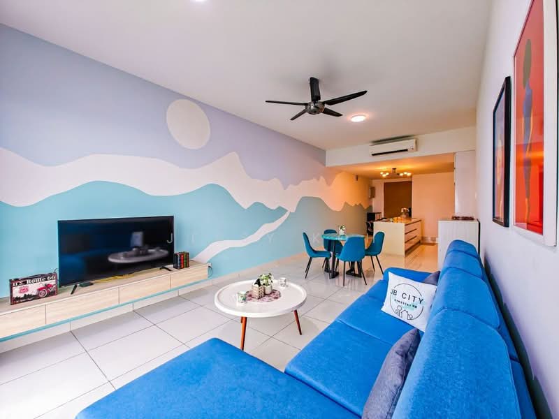 Pangsapuri untuk Disewa di Southkey Mosaic - Jessy Koh - Living Room - PropertyGuru.com.my