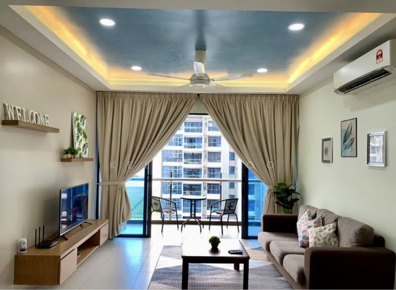 Service Residence for Rent at Atlantis Residences (Pangsapuri Atlantis Kota Syahbandar) - Kellyn Foo - Living Room - PropertyGuru.com.my