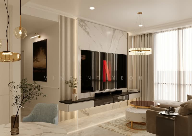 Service Residence for Sale at Jewel by Oxley KLCC - Vincent Yeoh - Living Room - PropertyGuru.com.my