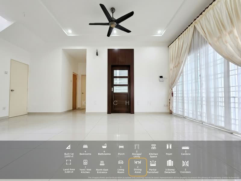 Bungalow for Sale in Sunway Tunas Jaya (Batu Maung) - KS Chen - Living Room - PropertyGuru.com.my