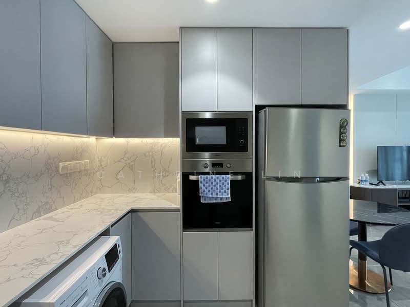 Service Residence for Sale at Ooak Serviced Apartments @ Kiara 163 - Cathrine Lin - Kitchen - PropertyGuru.com.my