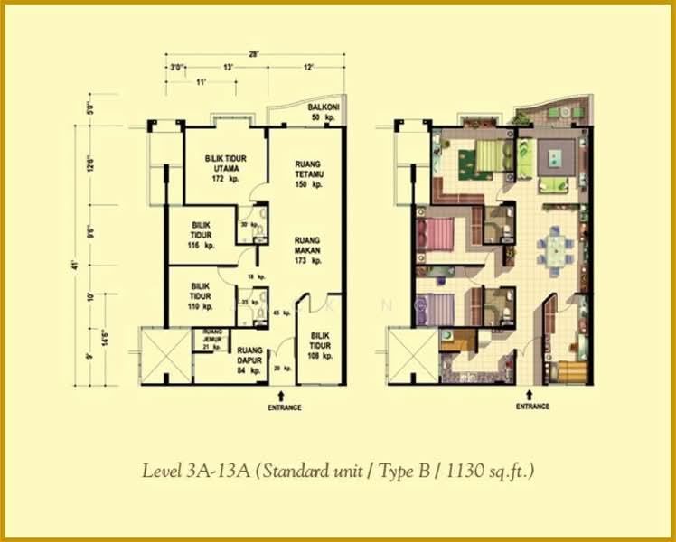 Untuk Disewa Cassia Resort Condominium
