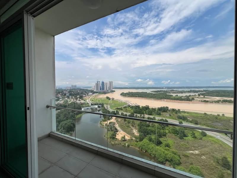 Service Residence for Rent at Tropez Residences - Jordan Kau - Balcony - PropertyGuru.com.my