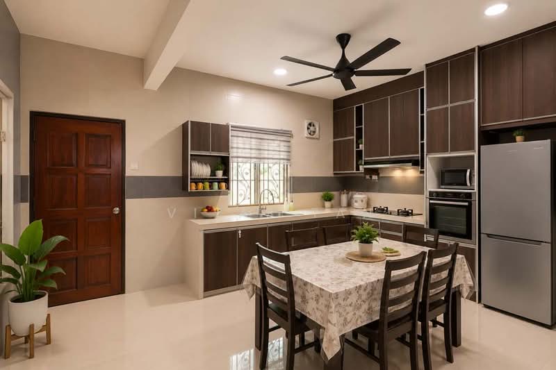 Rumah Berkembar untuk Dijual di Taman Meru Harapan (Kapar) - Vitas Tan - Kitchen - PropertyGuru.com.my