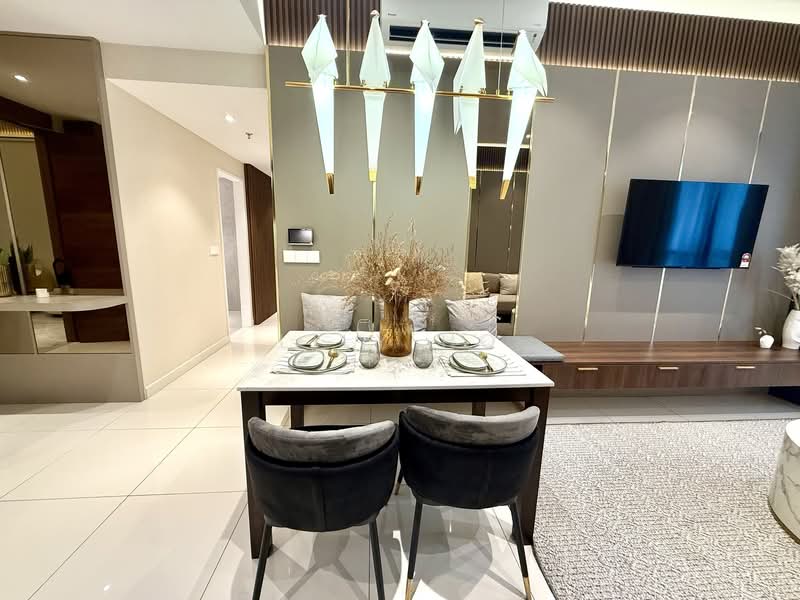 Service Residence for Sale at Golden Crown Residence - Lily Ho - Dining Room - PropertyGuru.com.my