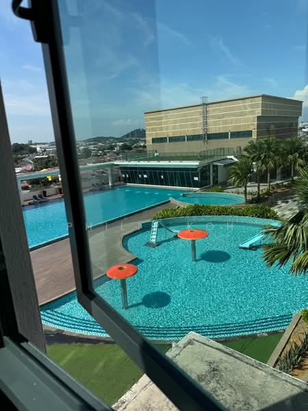 Service Residence for Rent at Amerin Residence - Philip Koh - Pool - PropertyGuru.com.my
