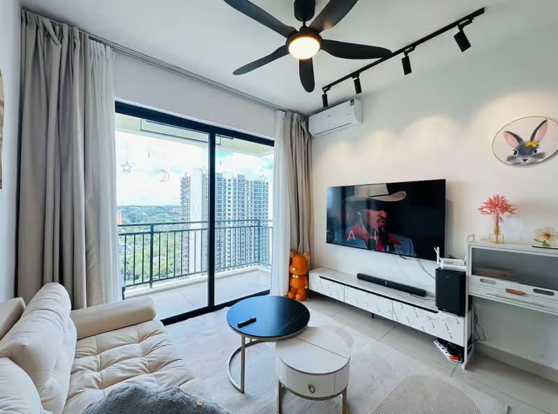 Service Residence for Rent at Country Garden Central Park - Tommy Tai - Living Room - PropertyGuru.com.my