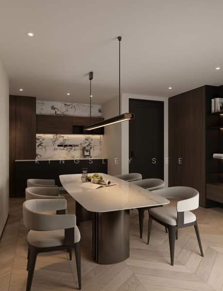 Kondominium untuk Dijual di Sunway Flora Residences - Kingsley See - Dining Room - PropertyGuru.com.my