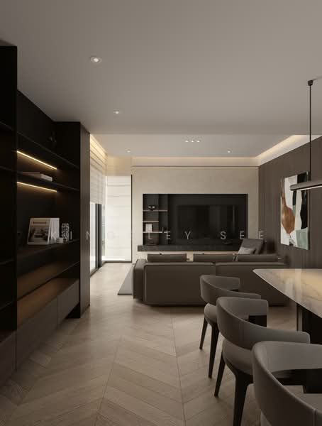Kondominium untuk Dijual di Sunway Flora Residences - Kingsley See - Living Room - PropertyGuru.com.my