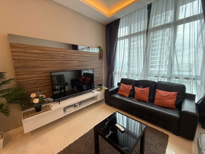 Servis Apartment untuk Disewa di Setia Sky 88 - Nelson Tan - Living Room - PropertyGuru.com.my