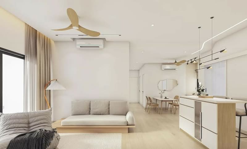 Service Residence for Sale at Veladaz Residences - Kingsley See - Living Room - PropertyGuru.com.my