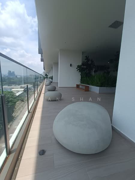 Service Residence for Rent at Dorsett Waterfront Subang - Shan Shan - Balcony - PropertyGuru.com.my