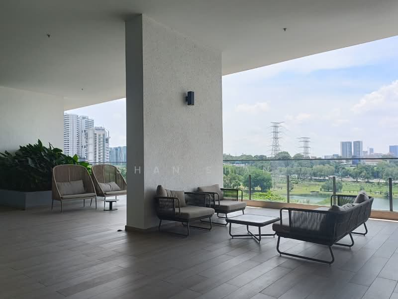 Service Residence for Rent at Dorsett Waterfront Subang - Shan Shan - Balcony - PropertyGuru.com.my