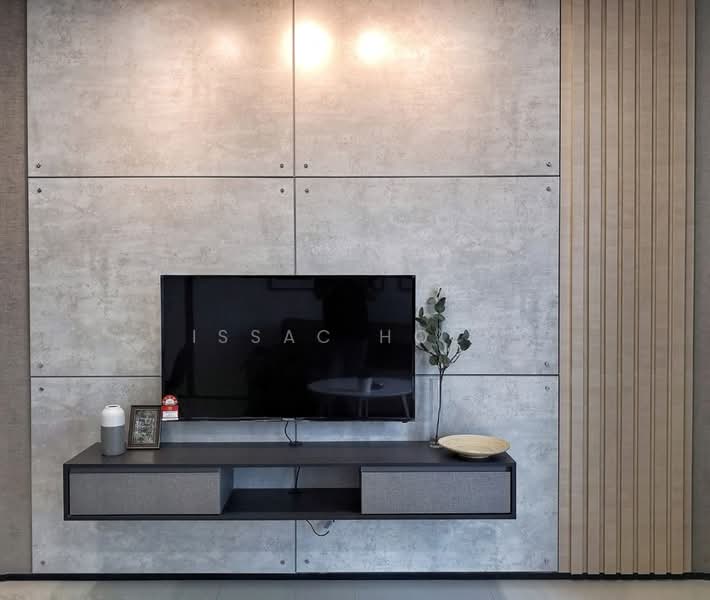 Kondominium untuk Disewa di The Fennel - Issac Hock - Living Room - PropertyGuru.com.my
