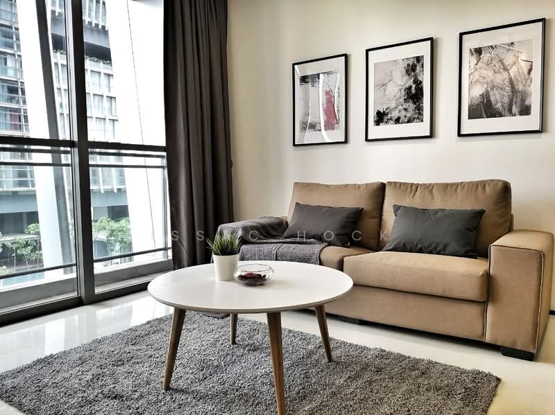 Kondominium untuk Disewa di The Fennel - Issac Hock - Living Room - PropertyGuru.com.my
