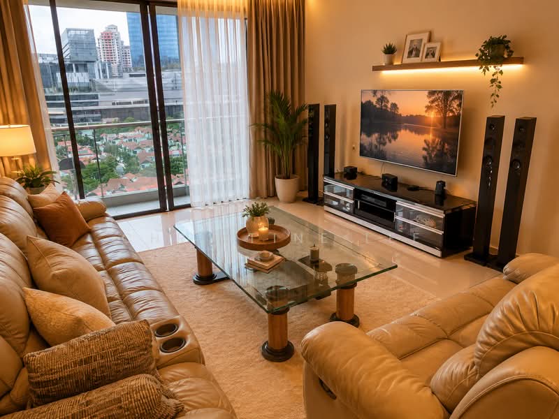 Condominium for Sale at LaCosta @ Sunway South Quay - Christine Lee - Living Room - PropertyGuru.com.my